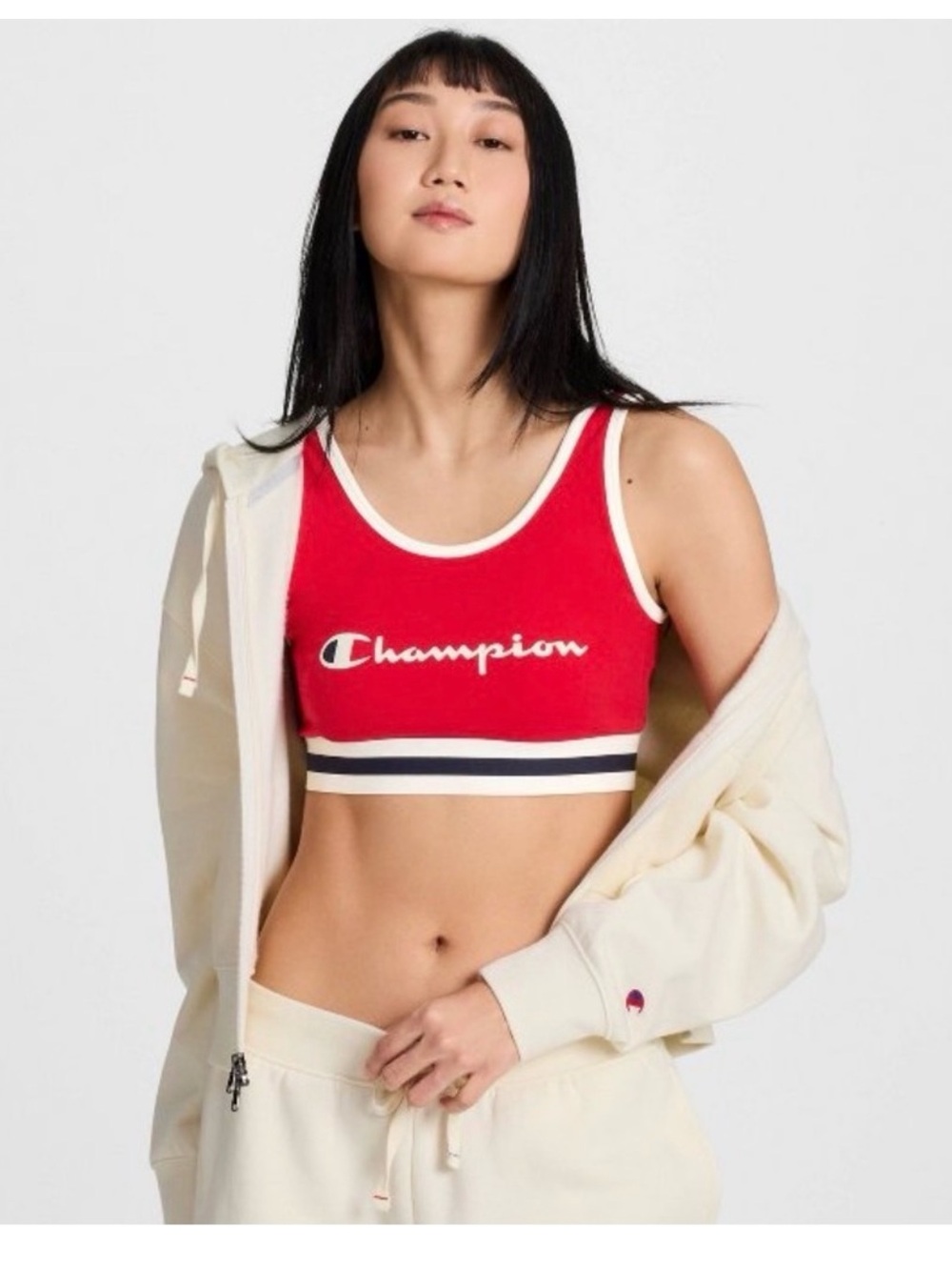 Champion Fitted Sports Bra Red